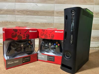 Xbox 360 & 2 Original Controller 100 Games ps3/ps4/ps5/xbox one