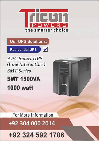 APC SMART UPS SMT15001