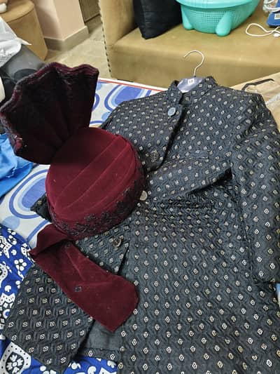 sherwani + kulla