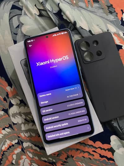 Redmi note 13 Box open just Ice blue