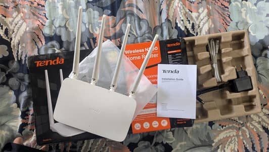 Tenda F6 N300 WiFi Router – 4 Antennas – 300Mbps