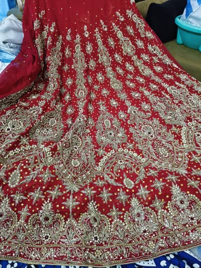 local made bridal lehenga shafoon with lining