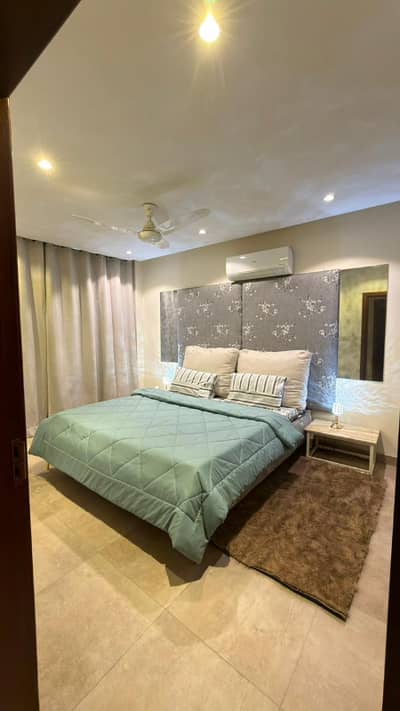 ONE BEDROOM FURNISHED APARTMENT FOR RENT IN IQBAL BLOCK BAHRIA TOWN LAHORE