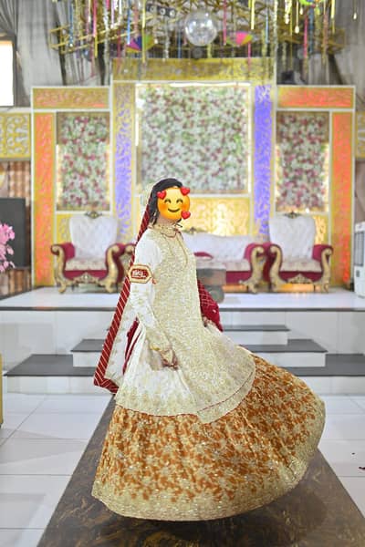 Elegant Bridal Lehenga – Heavy Embroidered Wedding Dress for Brides