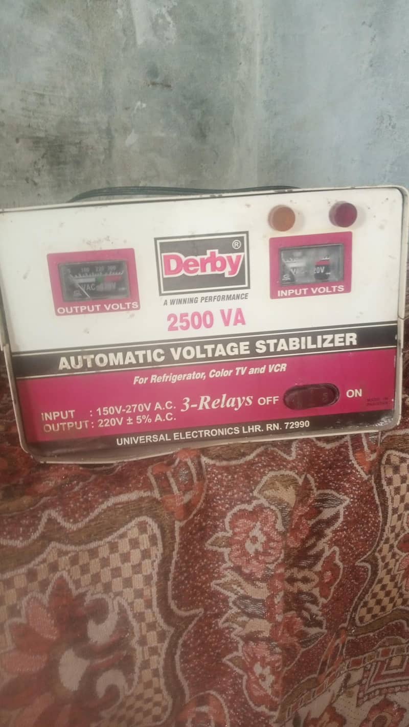 Automatic voltage Stabilizer 0