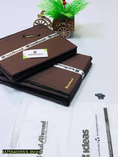 Men Cotton Plain Suit  Summer With Buttons