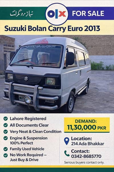 Suzuki bolan euro 2013