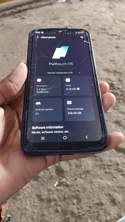 vivo y16 ram 8 memory 256