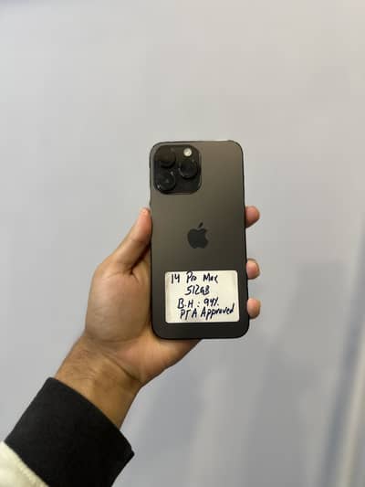 I phone 14promax 512Gb Officiall Pta Approved Lla Model Dual esim