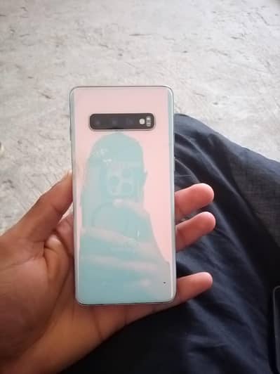 Samsung s10 8 128gb only class bark ha bakii original phone ha display