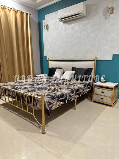 Iron bed / iron dressing side table / Double bed /single bed/Furniture