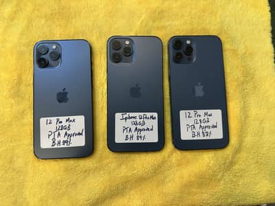 iPhone 12 Pro Max 128Gb (PTA Approved, LLA Model) Blue Color