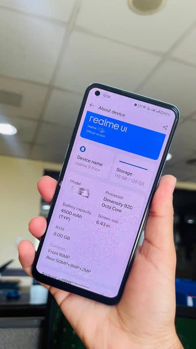 realme 9 pro+ (8+8/128)