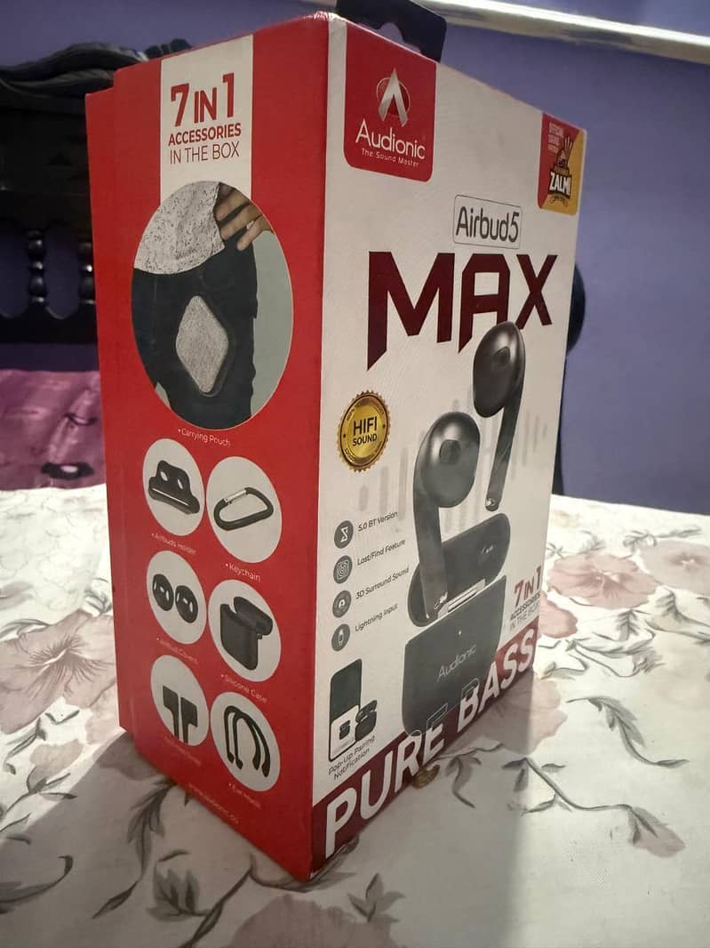 AUDIONIC AIRBUDS 5 MAX 0