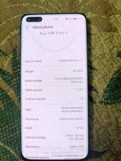 Huawei P40 pro+ non pta