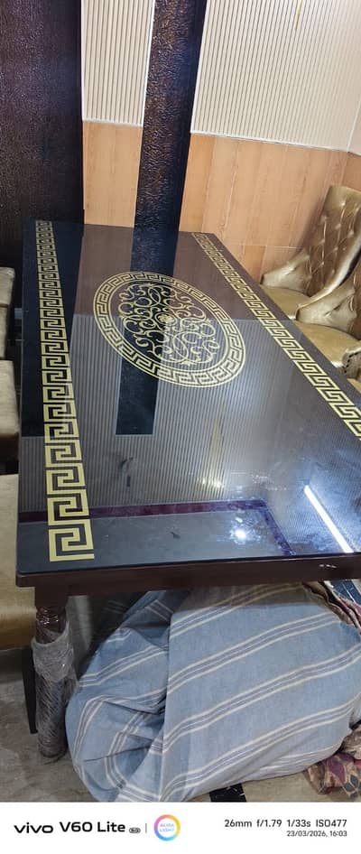 Dining table and chairs