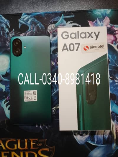 SAMSUNG GALAXY A07 4GB/64GB 12 MONTHS WARRANTY BOX CALL-0340-8981418