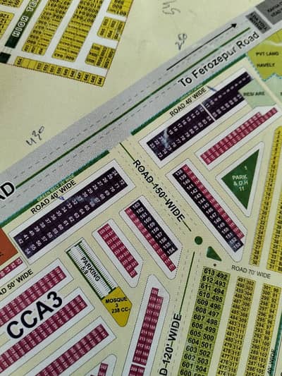 Main Defence Road Commercial Paid Plot For Sale