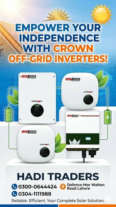 Crown 3kW Solar Inverter/solar solution installation/inverex/goodwe