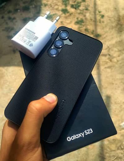 samsung s23 with box all accesories [read add]
