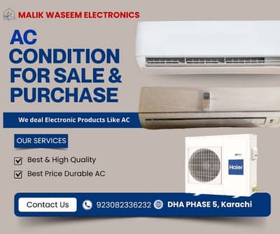 AC For Sale Slightly Used, New Condition AC For Home Use Best Haier AC