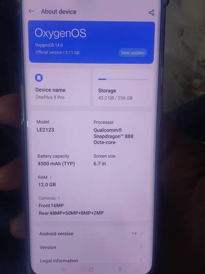 Oneplus 9 Pro (12GB + 256GB) Non PTA