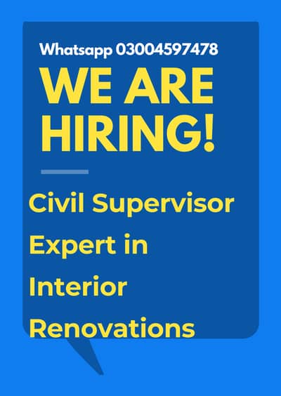 Civil Supervisor Expert in Interior Renovations (rehman. ci@gmail. com)