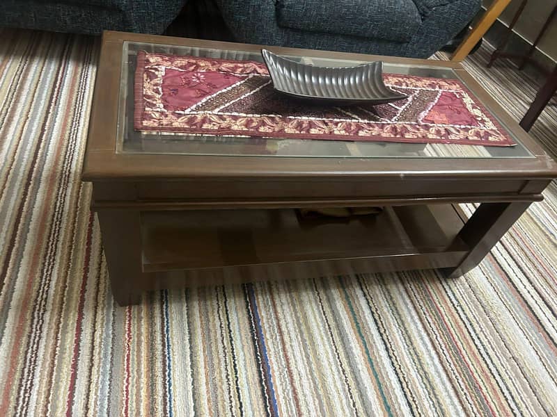 Two Tier Center table- Solid wood 0