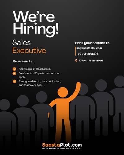 Sales Jobs | Male and Female Staff Required | Jobs In Islamabad