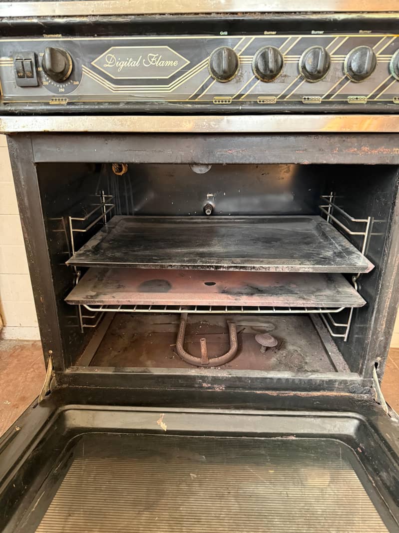 Digital flame cooking range 2