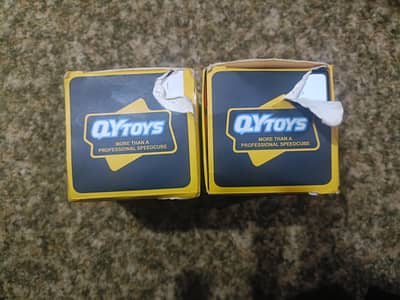 2 rubics cube with instruction menu and box