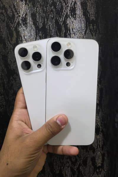 15 pro max pta 256. . . White titanium