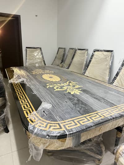 Elegant 8 seater dining table set- Premium sheesham wood