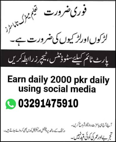 online jobs available, part time and ful time and home work