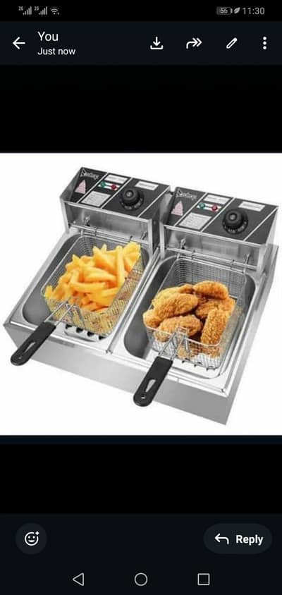 Electric Double fryer