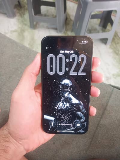 I phone 13 pro condition 10/10 with charger colour olive green