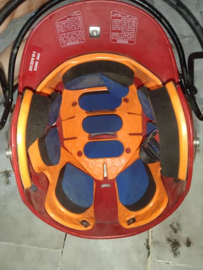 cricket helmat red color