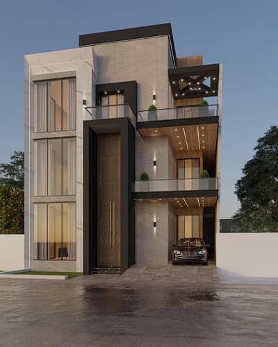 LUXURY FULL- BANGALOW FOR SALE ,Prime Location: KDA Officers Housing Scheme. KOHS Ban glows Near Masjid e Jabaal3 Elegant Bedrooms with modern built-in wardrobes in each floor. Lift Facility Available