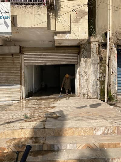 Shop for sale asma garden apartment leased commercial with washroom