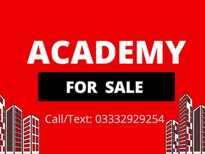 Established Education Academy at Premium Location – Fully Operational