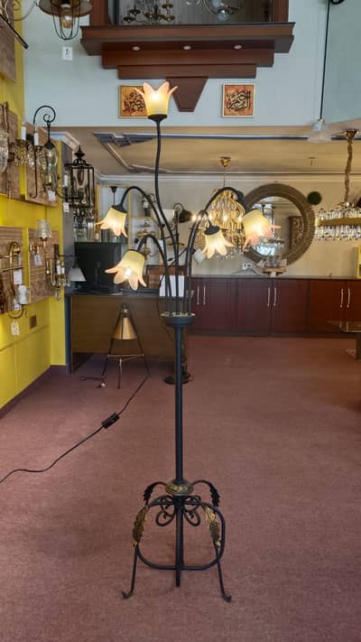 Floor Lamp for Living Room | Modern Standing Lamp | 5 Light Corner