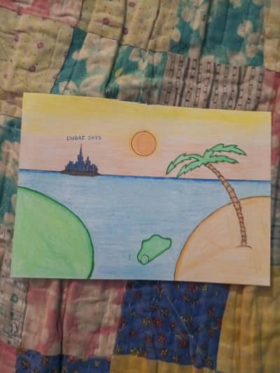 this is a painting pencil colour