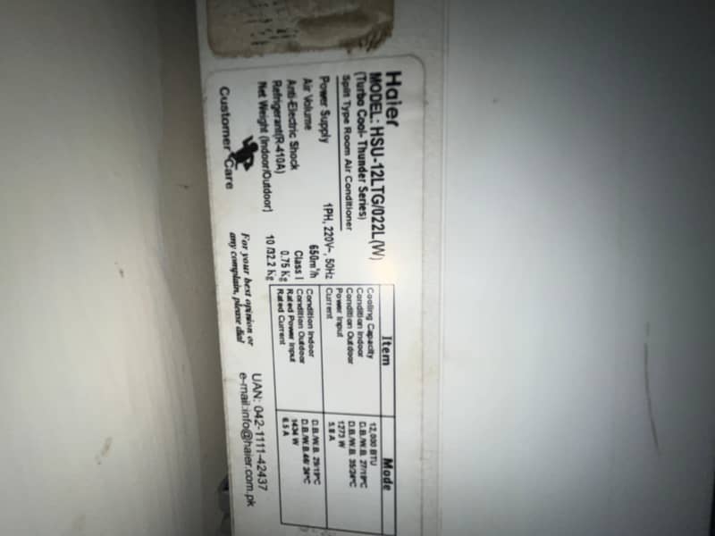 Haier Split AC 8