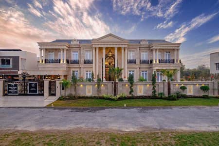 2 Kanal Brand New Victorian Faisal Rasul Design Most Beautiful Full Basement Fully Furnished Home Theater Swimming Pool Gym Bungalow Top Roof Garden For Sale At Prime Location of DHA Lahore Near To Park Masjid & DHA Raya Fairways Commercial