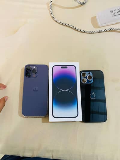 Iphone 14pro Max jv with box 10/10 Waterpack