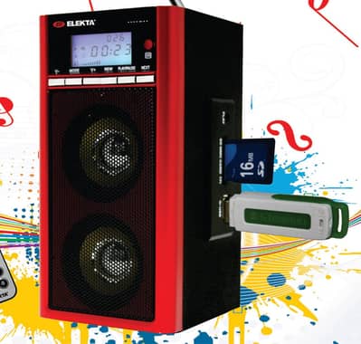Elekta Speaker with USB/SD and FM Radio