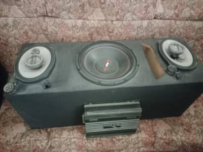 woofer amplifier and speeker 718 Kenwood