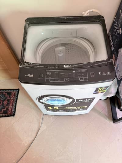 Haier washing machine new