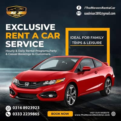 Self Drive & With Driver | Rent a Car Pakistan Karachi Lahore