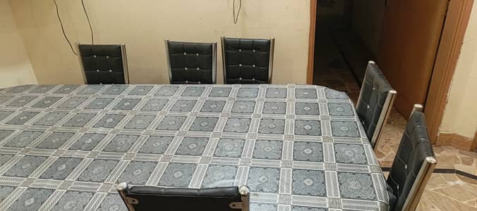 Dining table with chairs